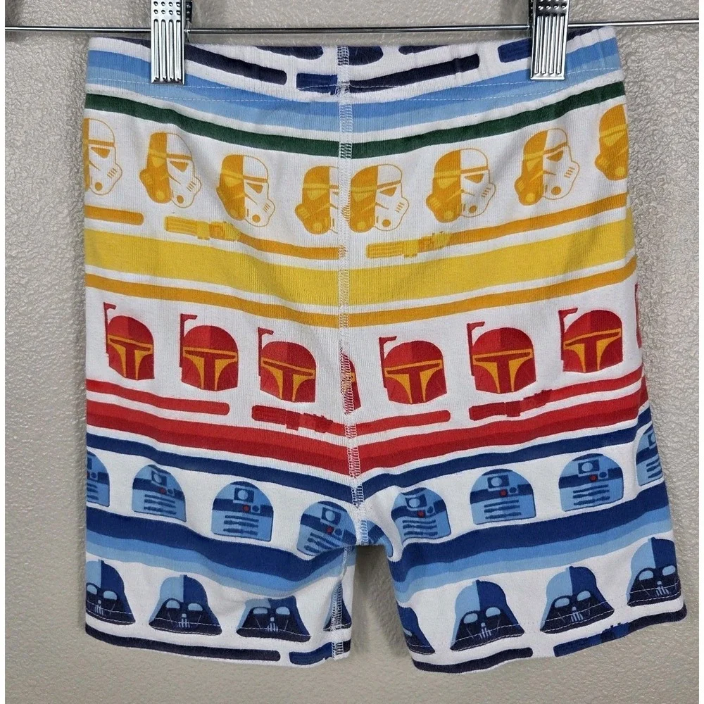 Hanna Andersson Star Wars Pajama Set Organic Cotton Darth Vader R2D2 Size 10